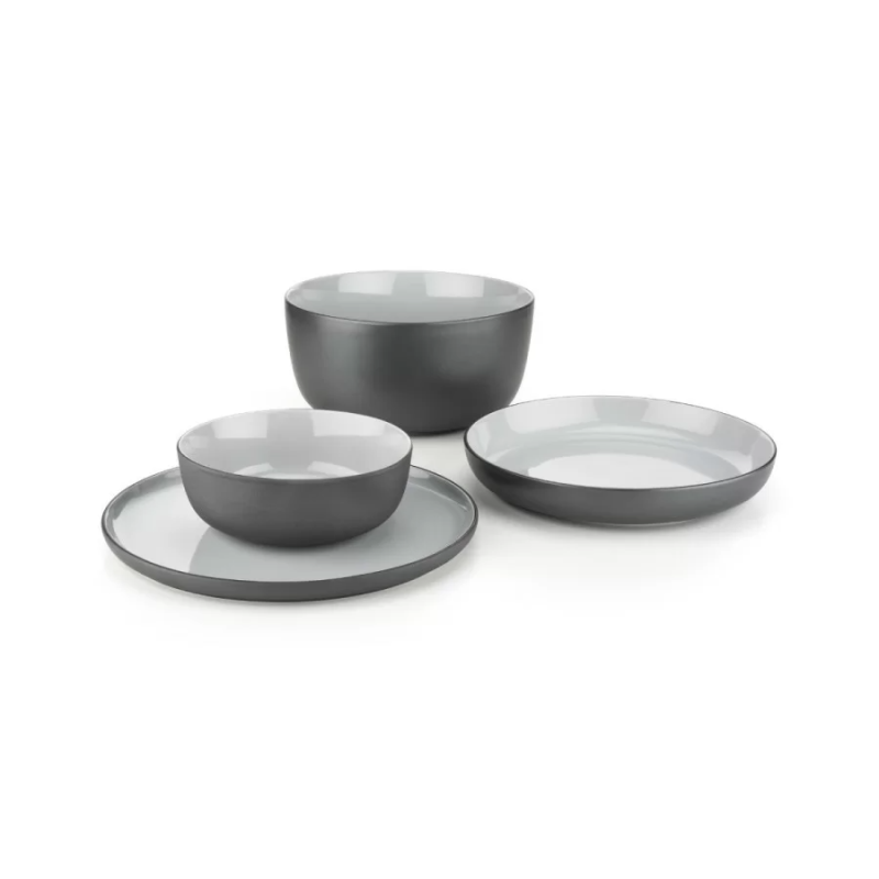 Misa porcelanowa 16,5 cm TIME szara 800ml