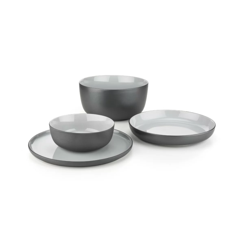 Misa porcelanowa 22 cm TIME szara