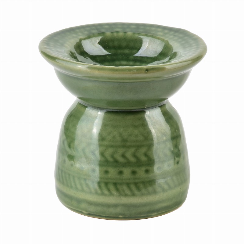 Kominek na olejek zapachowy 7,8x6x7,5cm zielony