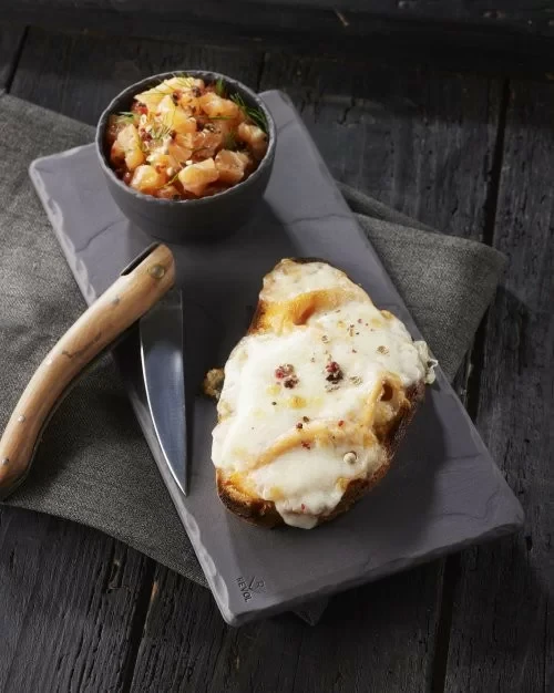 Taca talerz podstawka z wycięciem na kubek BASALT