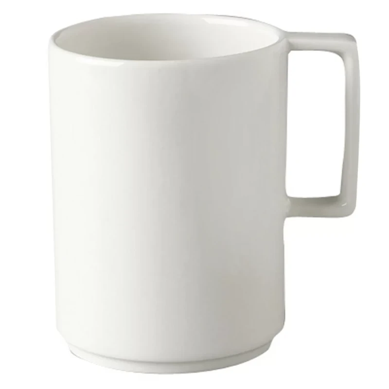 Kubek porcelanowy z uchem 330 ml Nordic RAK biały