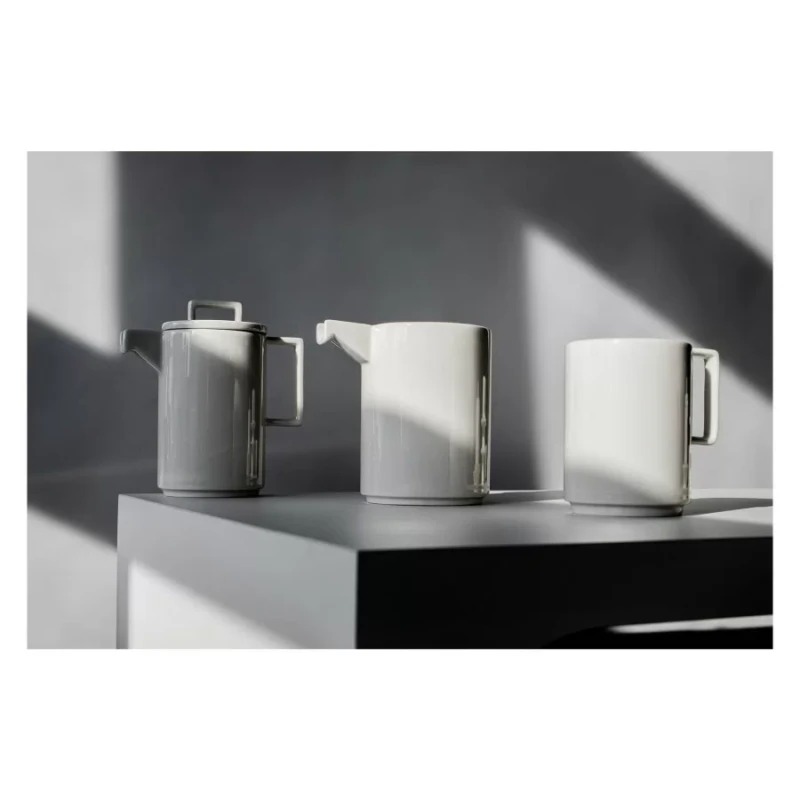 Kubek porcelanowy z uchem 330 ml Nordic RAK biały