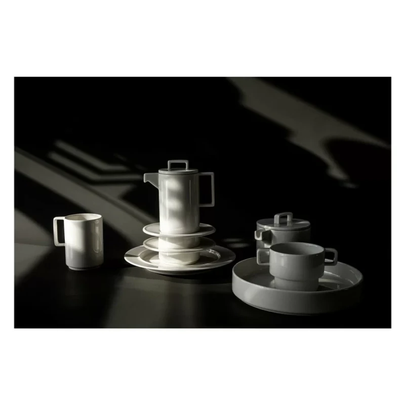 Kubek porcelanowy z uchem 330 ml Nordic RAK biały
