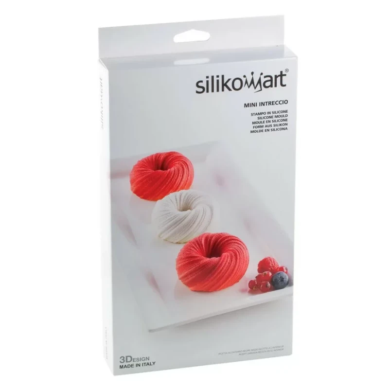 Forma silikonowa do monoporcji gniazdo małe MINI INTRECCIO