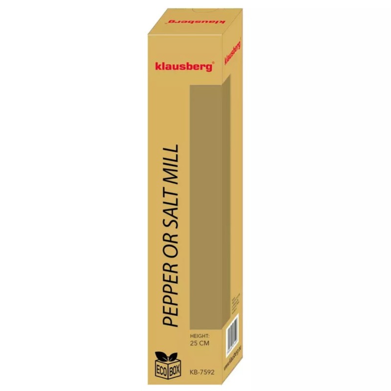 Młynek do pieprzu soli akacjowy 25cm KLAUSBERG