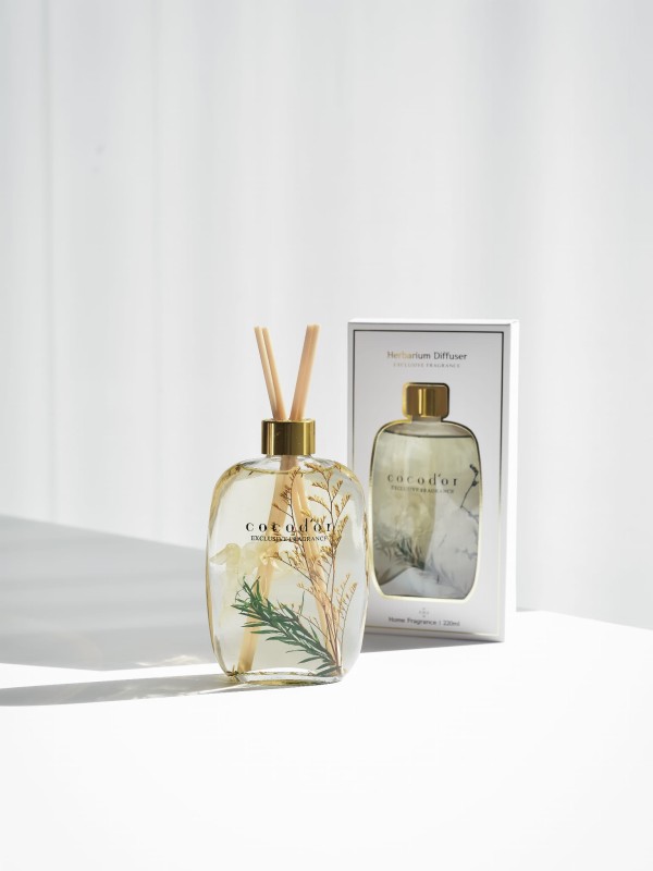 Dyfuzor zapachowy z patyczkami Herbarium 220 ml White Musk