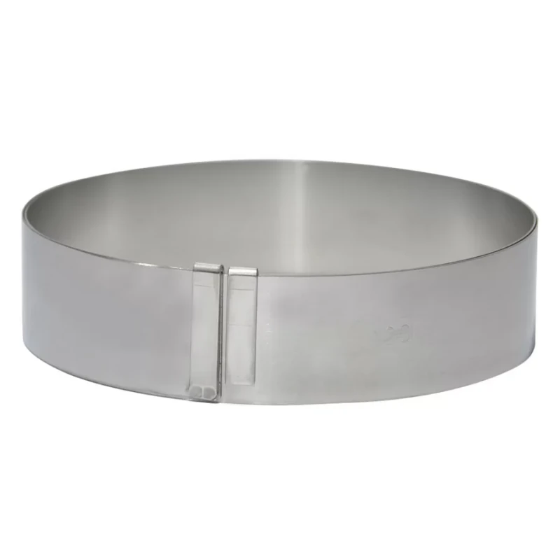 Rant okrągły regulowany śr. 18-36 cm DE BUYER wys. 4,5 cm
