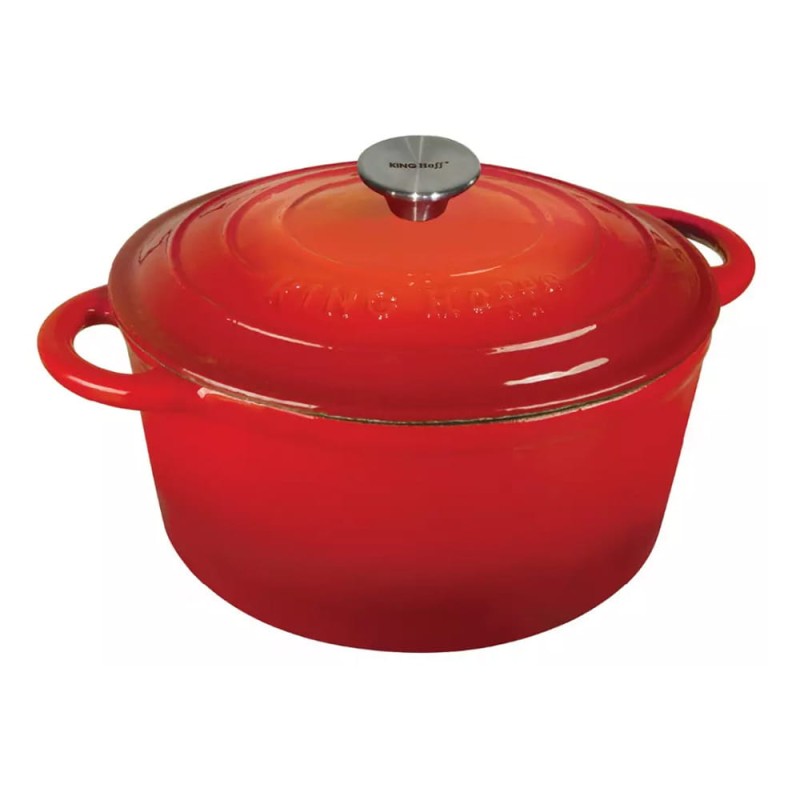 Garnek żeliwny emaliowany 24cm KINGHOFF