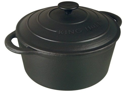 Garnek żeliwny 22cm 2,4L KINGHOFF