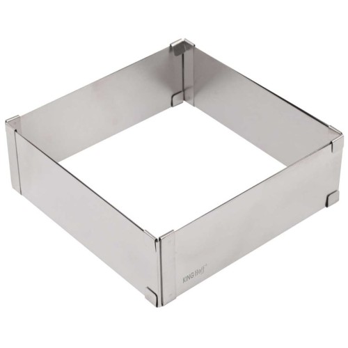 Rant kwadratowy do ciast 5cm forma regulowana 15-28cm KINGHOFF