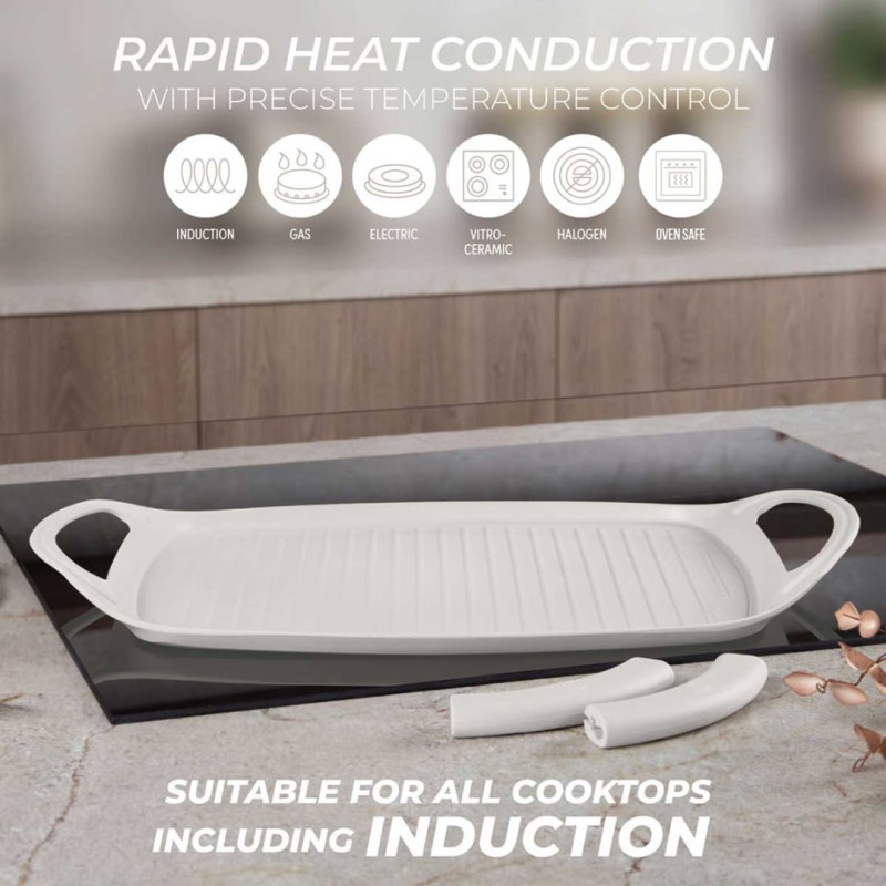 Patelnia grillowa z powłoką tytanową 47cm BERLINGER HAUS SAHARA