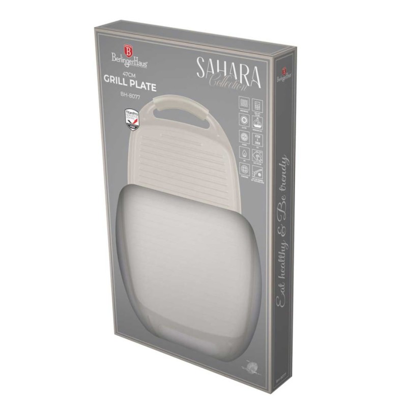 Patelnia grillowa z powłoką tytanową 47cm BERLINGER HAUS SAHARA