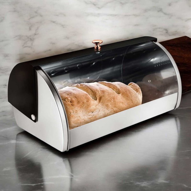 Chlebak stalowy BERLINGER HAUS BLACK ROSE