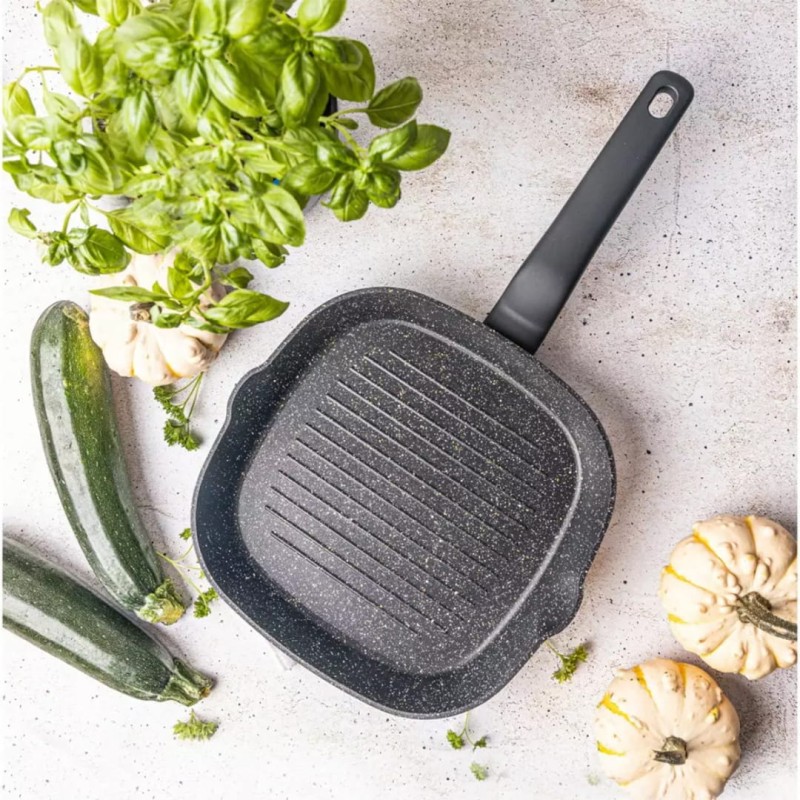 Patelnia grillowa z powłoką marmurkową KLAUSBERG 24cm