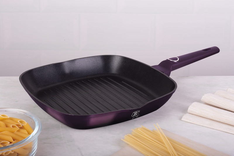 Patelnia grillowa z powłoką tytanową BERLINGER HAUS PURPLE