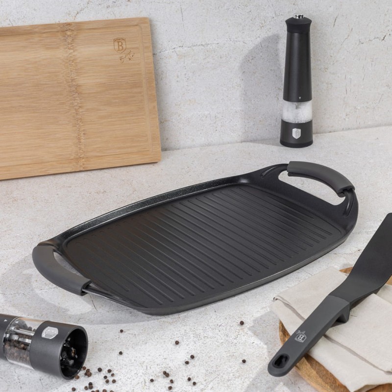 Płyta grillowa z powłoką tytanową 47cm BERLINGER HAUS ANTRACIT
