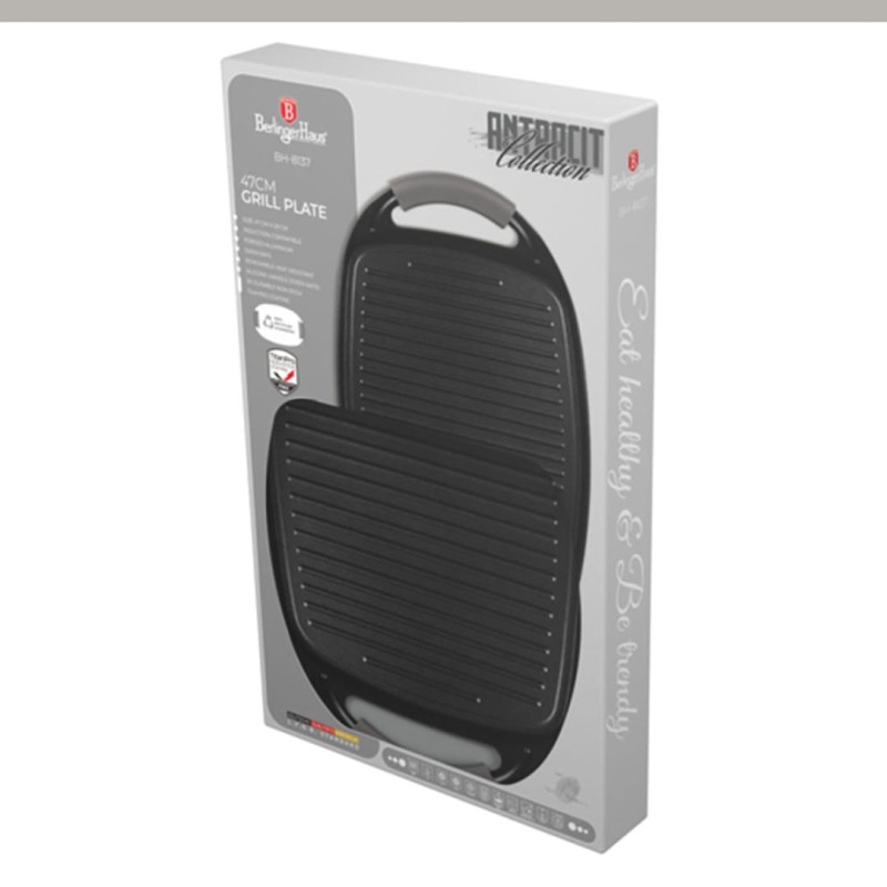 Płyta grillowa z powłoką tytanową 47cm BERLINGER HAUS ANTRACIT
