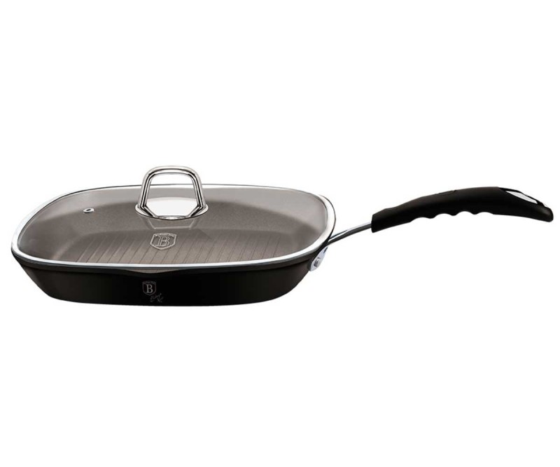Patelnia grillowa z powłoką granitową 28cm BERLINGERHAUS