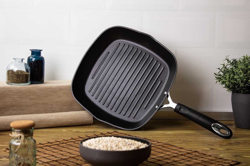 Patelnia grillowa z powłoką granitową 28cm BERLINGERHAUS