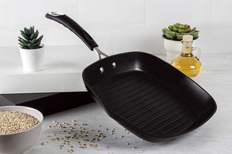 Patelnia grillowa z powłoką granitową 28cm BERLINGERHAUS