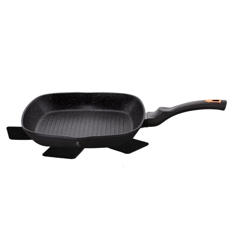 Patelnia grillowa z powłoką granitową 28cm BERLINGER HAUS BLACK ROSE
