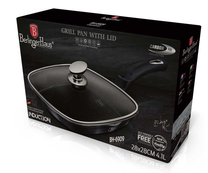 Patelnia grillowa BERLINGER HAUS CARBON PRO