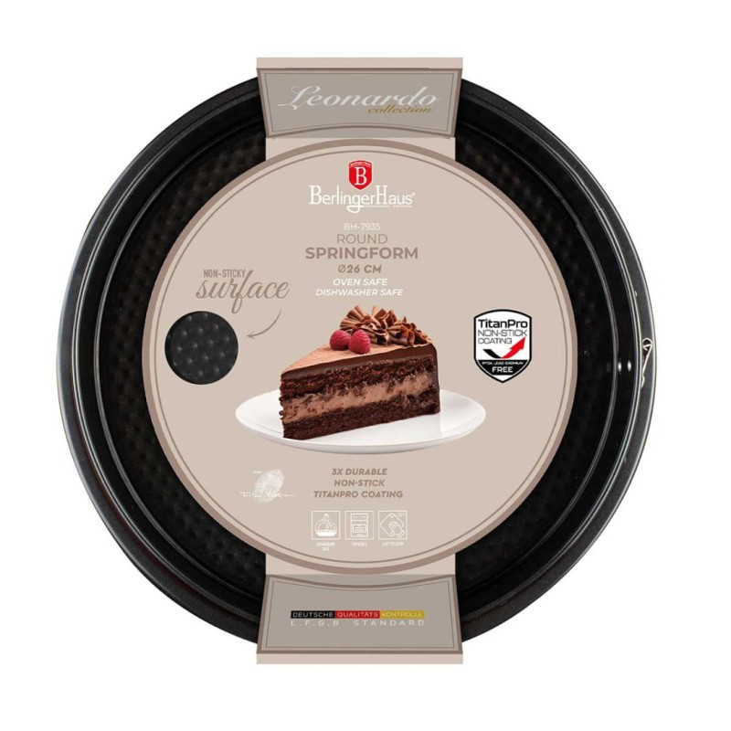 Tortownica forma do pieczenia z powłoką tytanową 26cm BERLINGER HAUS LEONARDO
