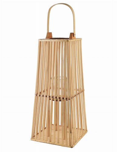 Lampion 26,5xh57cm LUCIE NATURAL