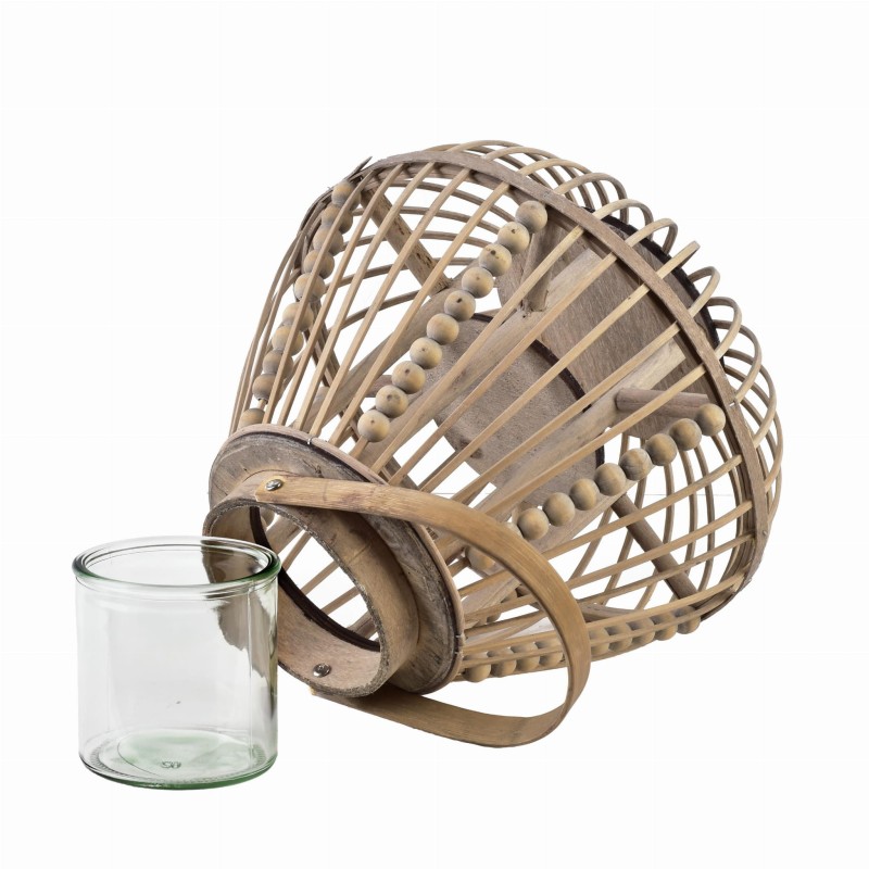 Lampion 30xh28cm LUCIE GREY