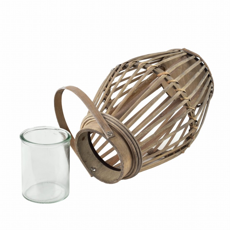 Lampion 19xh28cm LUCIE GREY