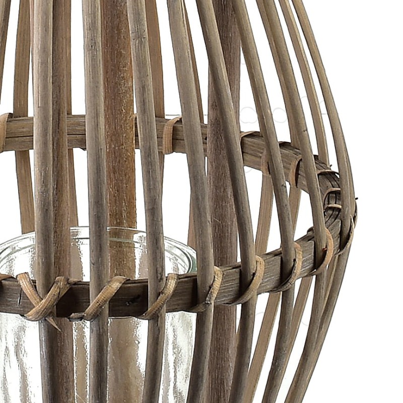 Lampion 19xh28cm LUCIE GREY