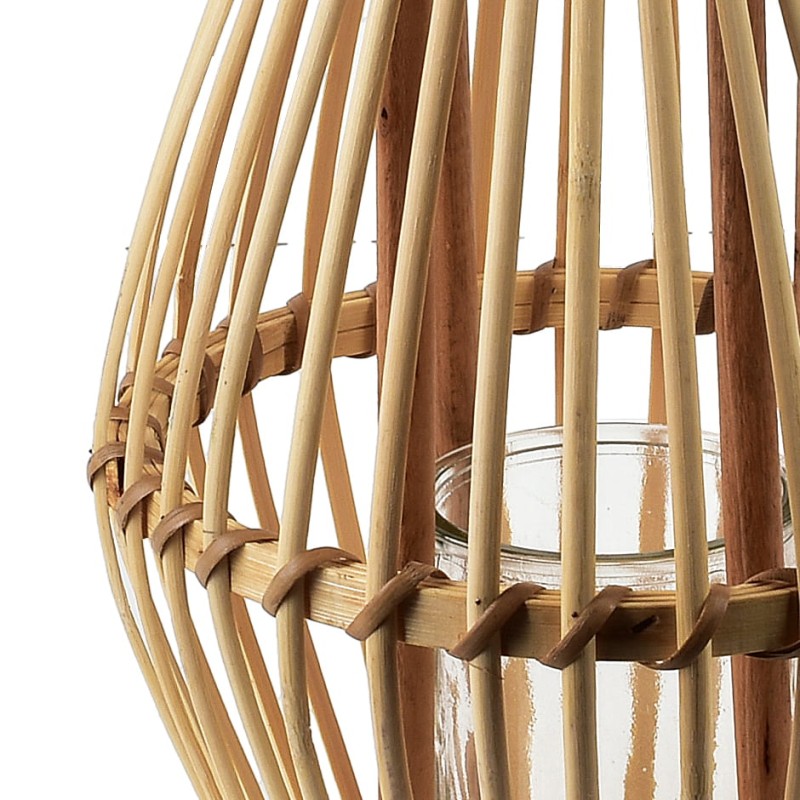 Lampion 19xh28cm LUCIE NATURAL