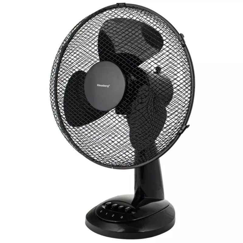 Wiatrak wentylator biurkowy 30cm KLAUSBERG czarny