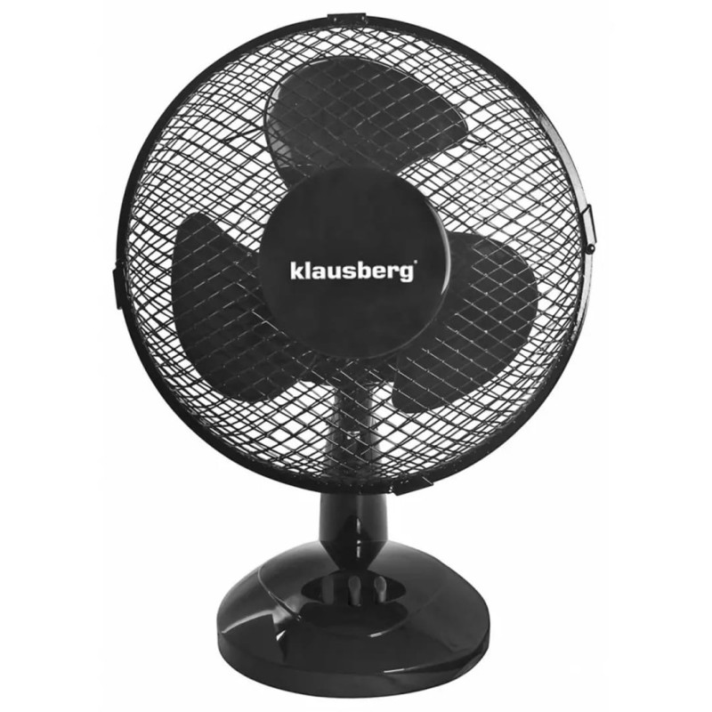 Wiatrak wentylator biurkowy 23cm KLAUSBERG czarny