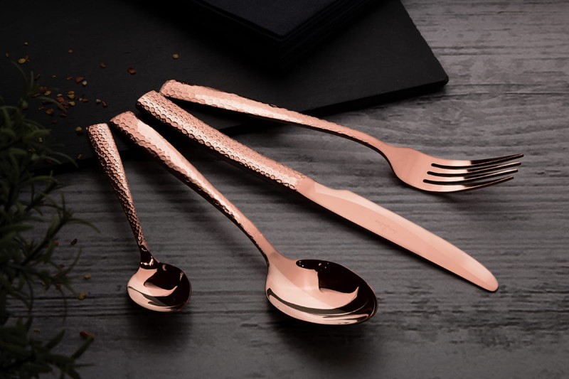 Sztućce zestaw sztućców 24 elem. BERLINGER HAUS ROSE GOLD