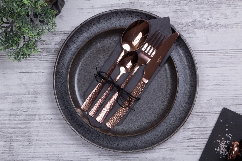 Sztućce zestaw sztućców 24 elem. BERLINGER HAUS ROSE GOLD