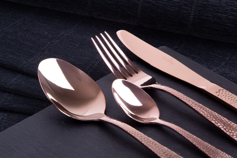 Sztućce zestaw sztućców 24 elem. BERLINGER HAUS ROSE GOLD