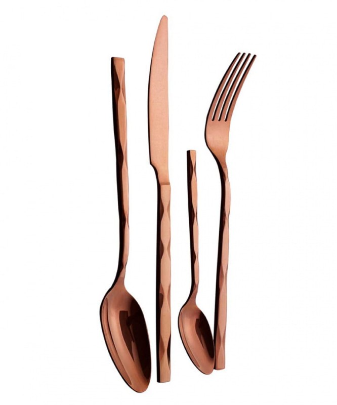 Sztućce zestaw sztućców 24 elem. BERLINGER HAUS ROSE GOLD