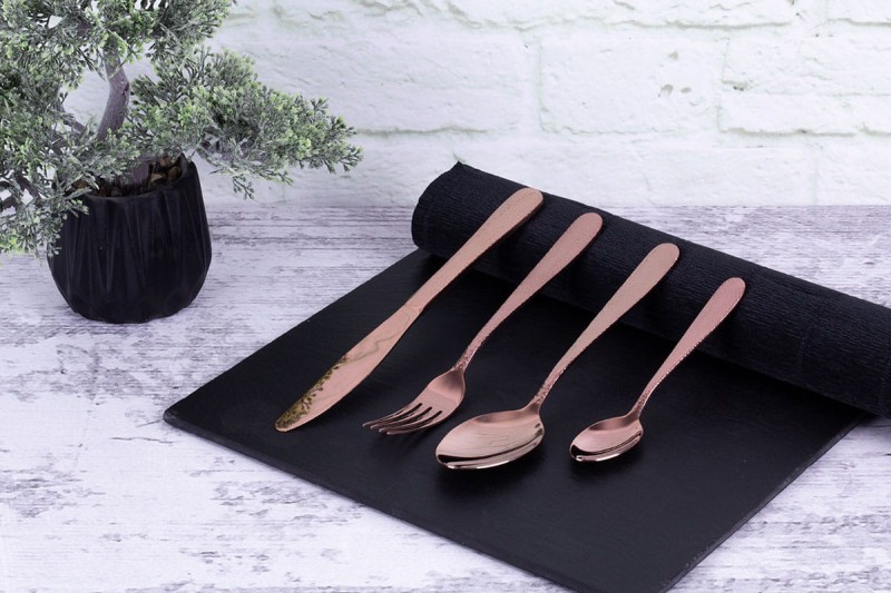Sztućce zestaw sztućców 24 elem. BERLINGER HAUS ROSE GOLD