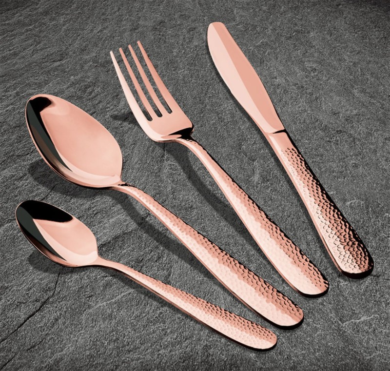 Sztućce zestaw sztućców 24 elem. BERLINGER HAUS ROSE GOLD