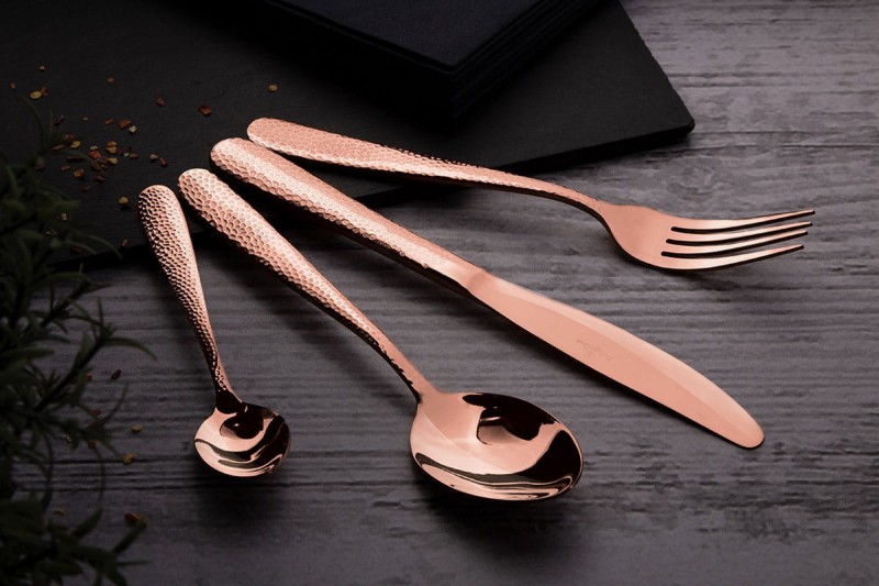 Sztućce zestaw sztućców 24 elem. BERLINGER HAUS ROSE GOLD