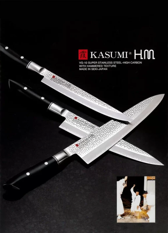Nóż Santoku mały kuty VG10 HM dł. 13 cm młotkowany
