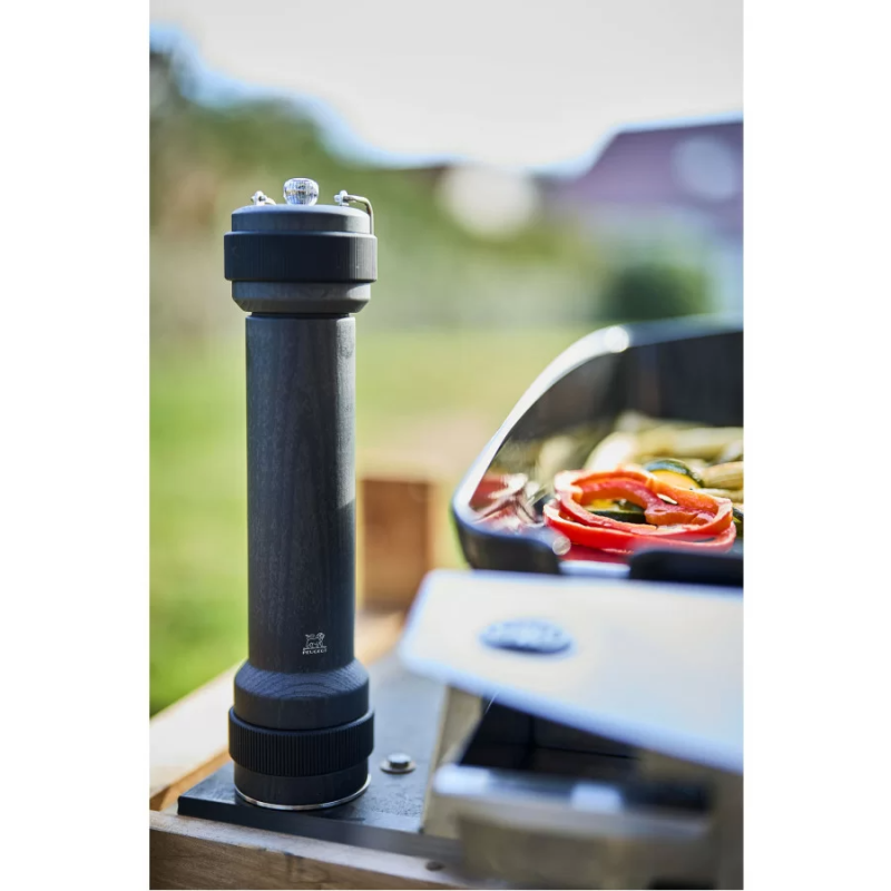 Młynek do pieprzu 30cm BBQ grafitowy z oświetleniem LED