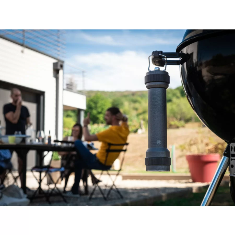 Młynek do pieprzu 30cm BBQ grafitowy z oświetleniem LED