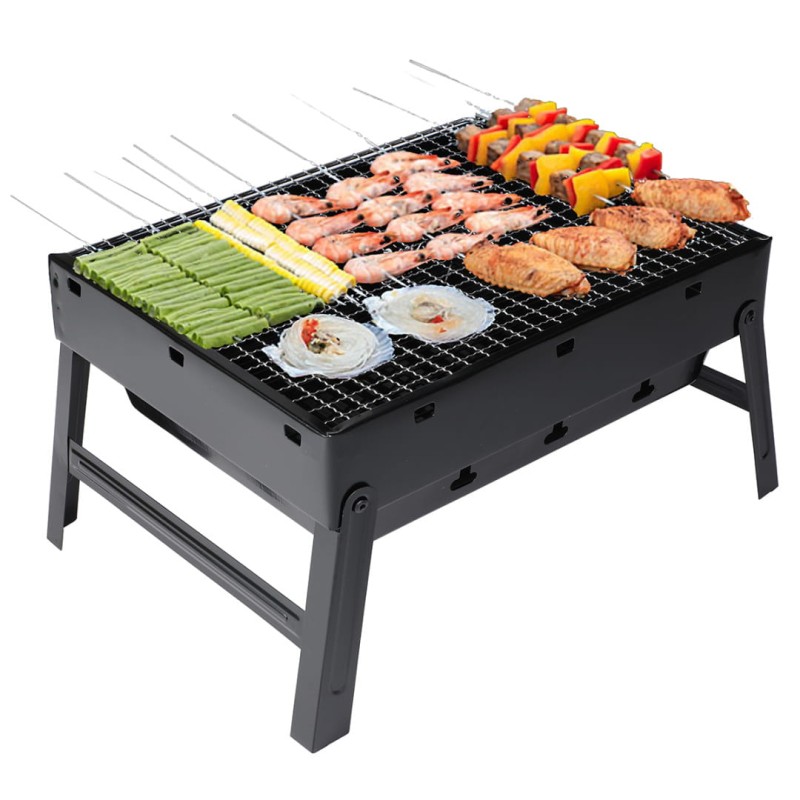 Grill miniaturowy podręczny turystyczny przenośny walizka