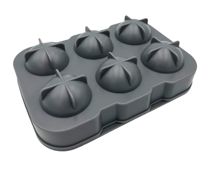 Forma silikonowa 6 kul lodowych do drinków napojów wody