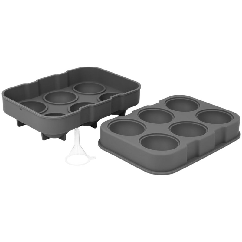 Forma silikonowa 6 kul lodowych do drinków napojów wody