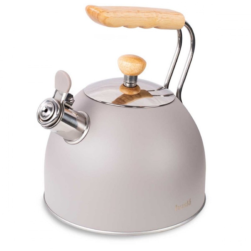 Czajnik z gwizdkiem 2,5L HUSLA szary