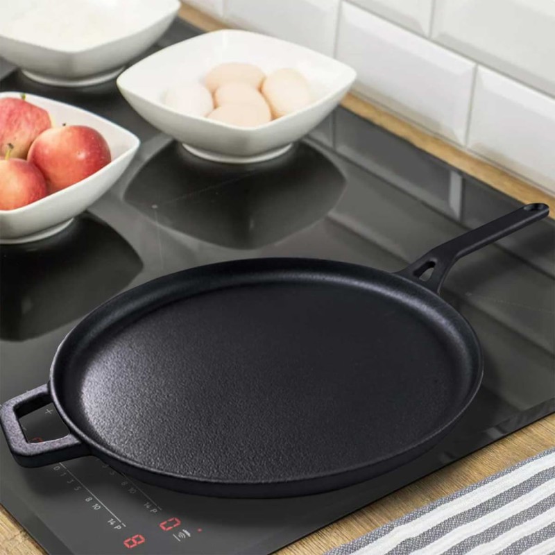 Patelnia żeliwna do nalesników pizzy 29cm KINGHOFF KH-