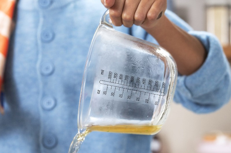 Dzbanek z miarką i pokrywką Chef It 1000 ml Navy